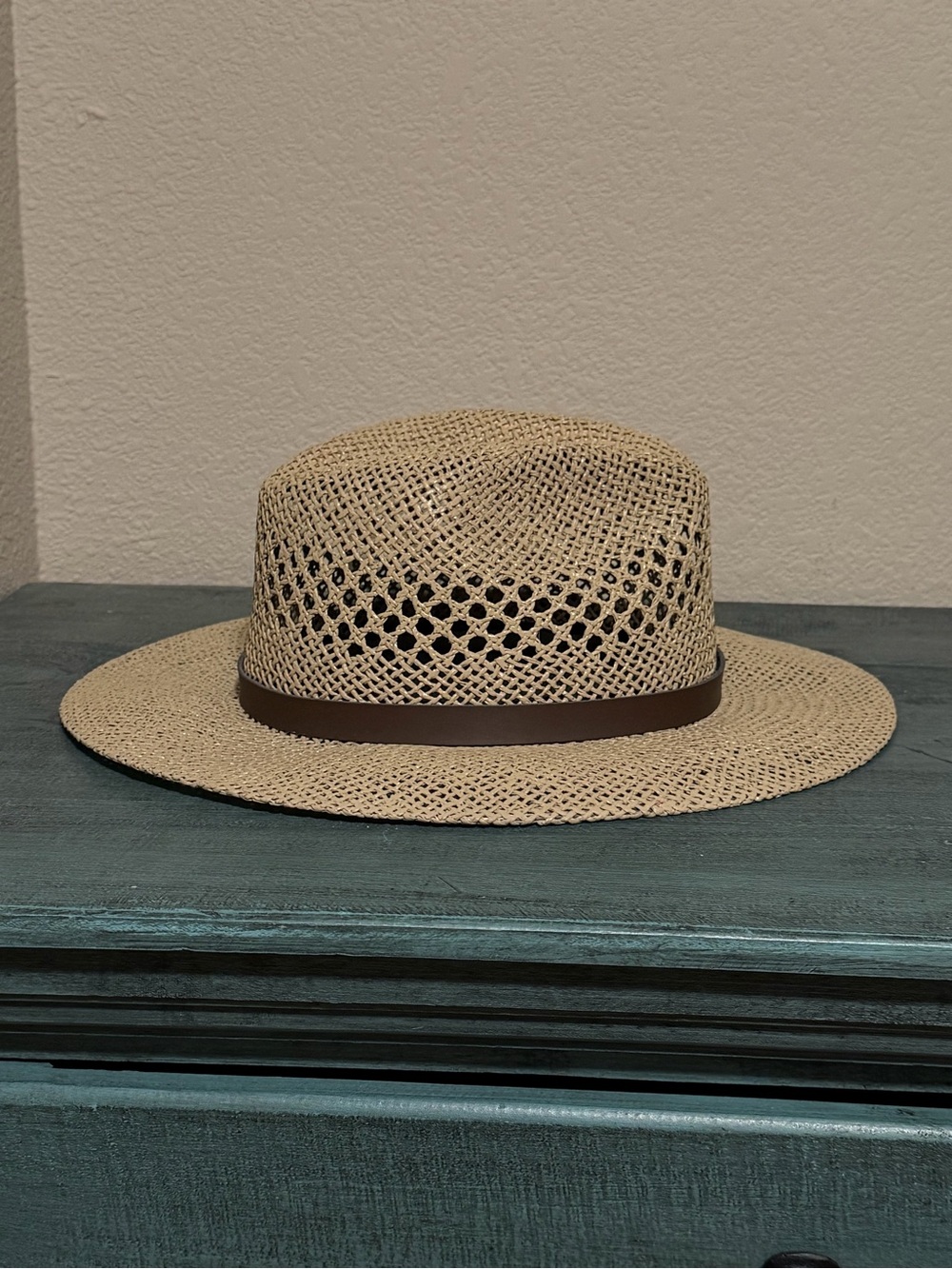 Tombstone Mexican Straw Hat with Brown Band - Natural
